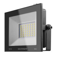Прожектор светодиодный Онлайт OFL 6000К 50 Вт IP65 черный