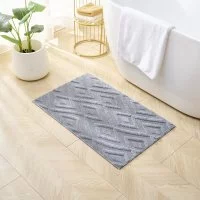 Ковер Plush PL-05 50x80 см цвет серый