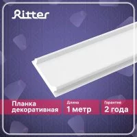 Планка для однофазного шинопровода Ritter Artline 1 м белая (53095 8)