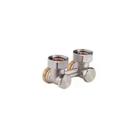 Прямой узел нижнего подключения для двухтрубных систем Giacomini R387