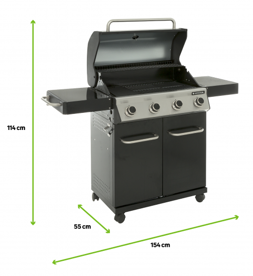 Газовый гриль Naterial Kenton 4 конфорки