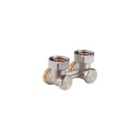 Прямой узел нижнего подключения для двухтрубных систем Giacomini R387L
