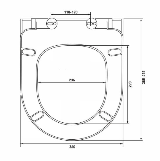 Сиденье для унитаза Lavanta So с микролифтом цвет белый