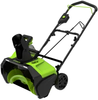 Снегоуборщик аккумуляторный GREENWORKS Бесщёточный 2602907UB 50 см 60 В 1x4 Ач АКБ и ЗУ в комплекте