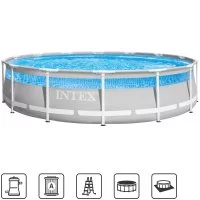 Каркасный бассейн Intex Prism 4.27x1.07 м 12706 л