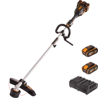 Триммер аккумуляторный бесщёточный Worx WG186E.1 40 В АКБ и ЗУ входит в комплект
