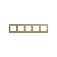 Горизонтальная пятипостовая рамка Systeme Electric GLOSSA
