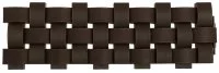 Ограждение Плетенка 240x19.5 см цвет коричневый