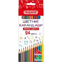Карандаши цветные Пифагор ЭКО