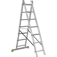 Двухсекционная алюминиевая лестница Новая Высота 2220207
