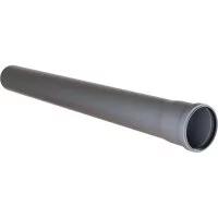 Патрубок EVER PLAST 50 мм, 0.25 м, ПП, толщина 1.5 мм