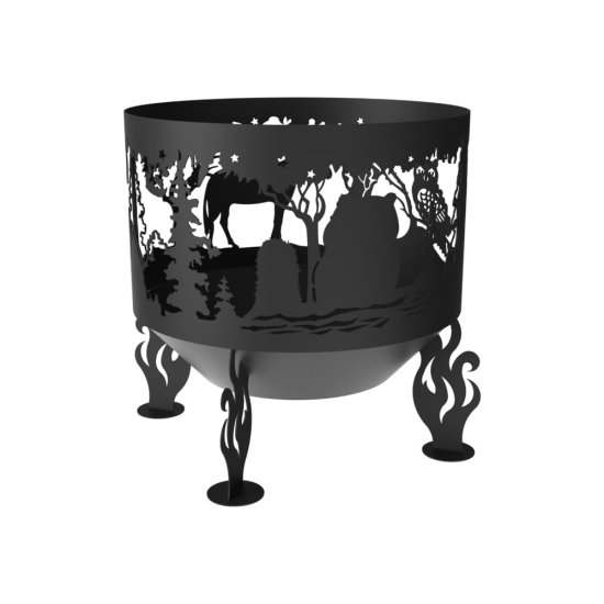 Костровая чаша FIRE-HOUSE Ежик в тумане диам. 600 мм, коническое дно