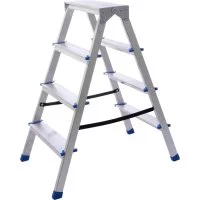 Оцинкованная двухсторонняя стремянка STAIRS OS204