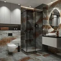 Глазурованный керамогранит Керамин Этна 1 60x60 см 1.44 м² матовая цвет серый