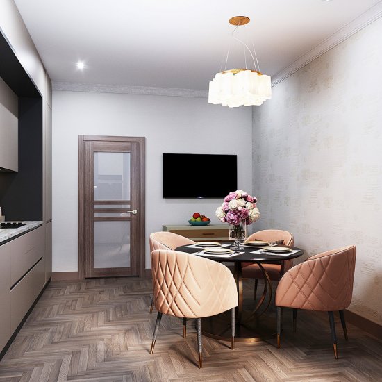 Обои компакт-винил на флизелиновой основе Victoria Stenova Michelle 889622 (1,06х10 м)