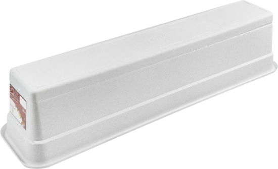 Ящик балконный 80x20x17 см v16 л пластик мрамор