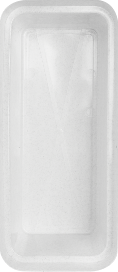 Ящик балконный Эко 40x17x15 см v7 л пластик белый гранит