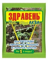 Удобрение Здравень Аква для рассады 0.01 л