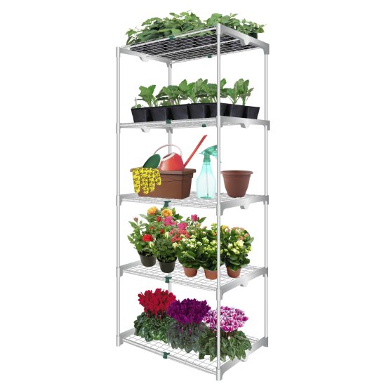 Балконная теплица Маргарита металл/пластик 700x75 мм цвет белый