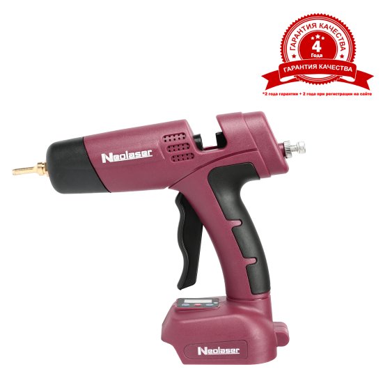 Пистолет клеевой Neolaser NGG-20-ACCUM, 20 В, для стержней 11 мм