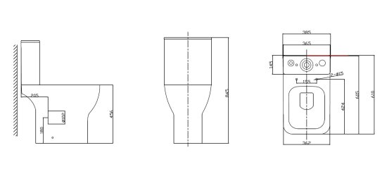 Унитаз-компакт Teymi Nura XL Tornado безободковый сиденье с микролифтом двойной смыв