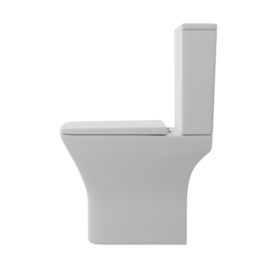 Унитаз-компакт Teymi Nura XL Tornado безободковый сиденье с микролифтом двойной смыв
