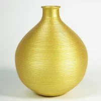Ваза Анита гипс цвет золото 15x12.8 см