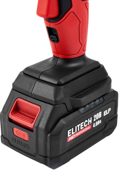 Пистолет аккумуляторный для герметика и монтажного клея Elitech HD CCG 20SL6, 20 В Li-Ion 4 Ач