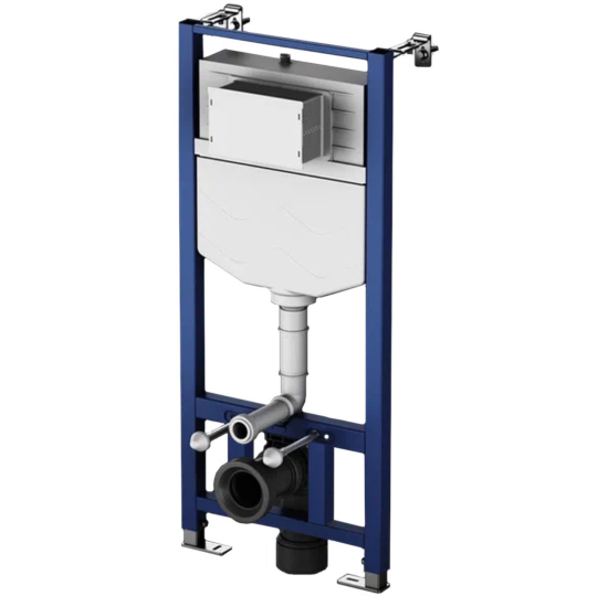 Комплект инсталляция с унитазом AM.PM Pulse Flashclean IS3LM0151.9P1702 безободковый с микролифтом клавиша цвет хром