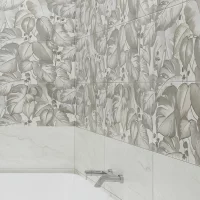 Плитка настенная Azori Monstera 31.5x63 см 1.79 м² матовая цвет серый