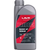 Моторное масло LAVR MOTO RIDE BASIC 4T 10W40 SL, 1 л