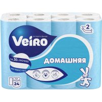 Ролевая бумага туалетная VEIRO Домашняя