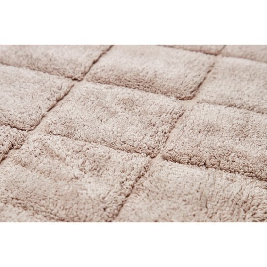 Коврик для ванной бежевый 60х60 см Fora Bricks (FOR-BRK60-60BE)