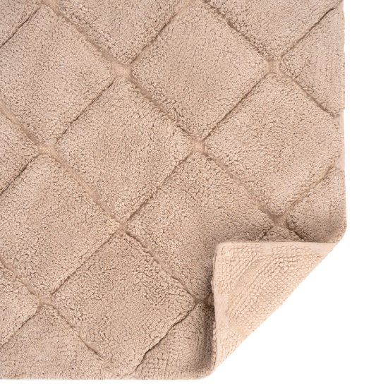 Коврик для ванной бежевый 60х60 см Fora Bricks (FOR-BRK60-60BE)