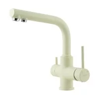 Смеситель для кухни Lemark COMFORT с подключением к фильтру питьевой воды, цвет: шампань
