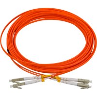 Волоконно-оптический патч-корд Hyperline FC-D2-50-LC/PR-LC/PR-H-10M-LSZH-OR