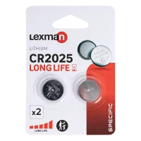 Батарейка литиевая Lexman CR2025 2 шт.