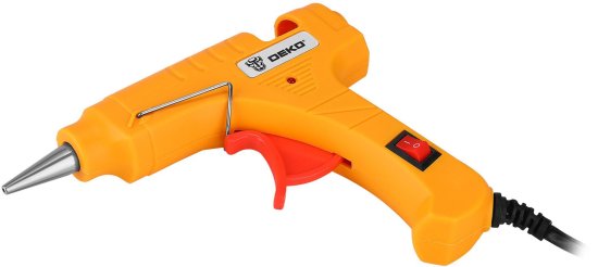 Пистолет клеевой Deko GG-30, 30 Вт, для стержней 7 мм, комплект 12 шт.