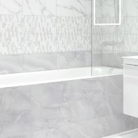 Плитка настенная Kreaforta Mersey Onyx 20x40 см 1.2 м² матовый цвет серый