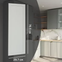 Фасад для кухонного шкафа Кинель 29.7x76.5 см Konsensa массив ясеня цвет серо-зеленый