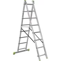 Двухсекционная алюминиевая лестница Новая Высота 2220208