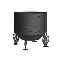 Костровая чаша FIRE-HOUSE Ch-1000коты и звезды
