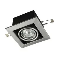 Светильник встраиваемый GU10 серебро 50 Вт IP20 Maytoni Metal Modern ДВО (DL008-2-01-S)