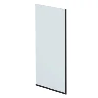Ширма на ванну Mebelvann 50x130 см прозрачное стекло профиль черный