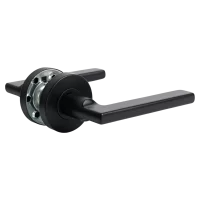 Дверные ручки Edson EDS-6337 без запирания цвет черный