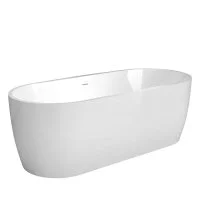 Ванна акриловая Abber 175,5х80 см с ножками (AB9219)