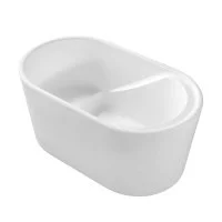 Ванна акриловая Abber 130х75 см с ножками (AB9277)