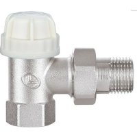 Латунный угловой резьбовой клапан под термоголовку DOUBLE-LIN LL3060C (1/2