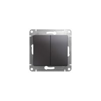 Двухклавишный переключатель Systeme Electric Glossa