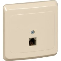 Одинарная телефонная розетка Systeme Electric ЭТЮД
